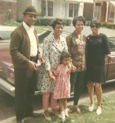 Alvin Minter and his family