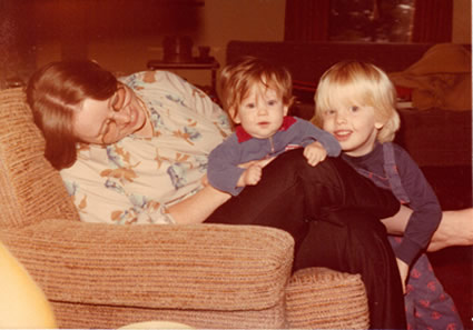 Patty Papay with her children Heather and Eric