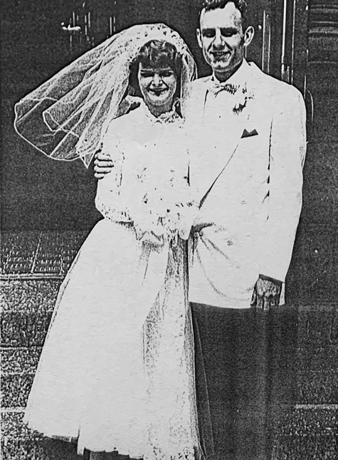 David and Patricia Graham on their wedding day